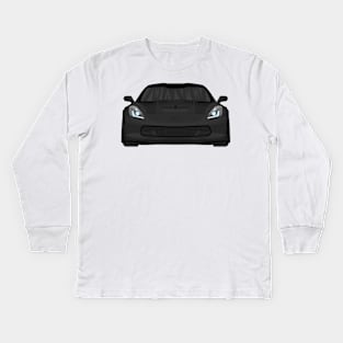 Z06 (BLACK) Kids Long Sleeve T-Shirt